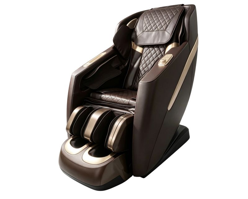 Flotti Morgan Massage Chair Full Body Massage with Waist &amp; Foot Heating Method Zero Gravity Function with AI Voice Control and Control Knob System