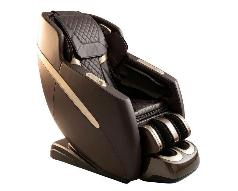 Flotti Morgan Massage Chair Full Body Massage with Waist &amp; Foot Heating Method Zero Gravity Function with AI Voice Control and Control Knob System