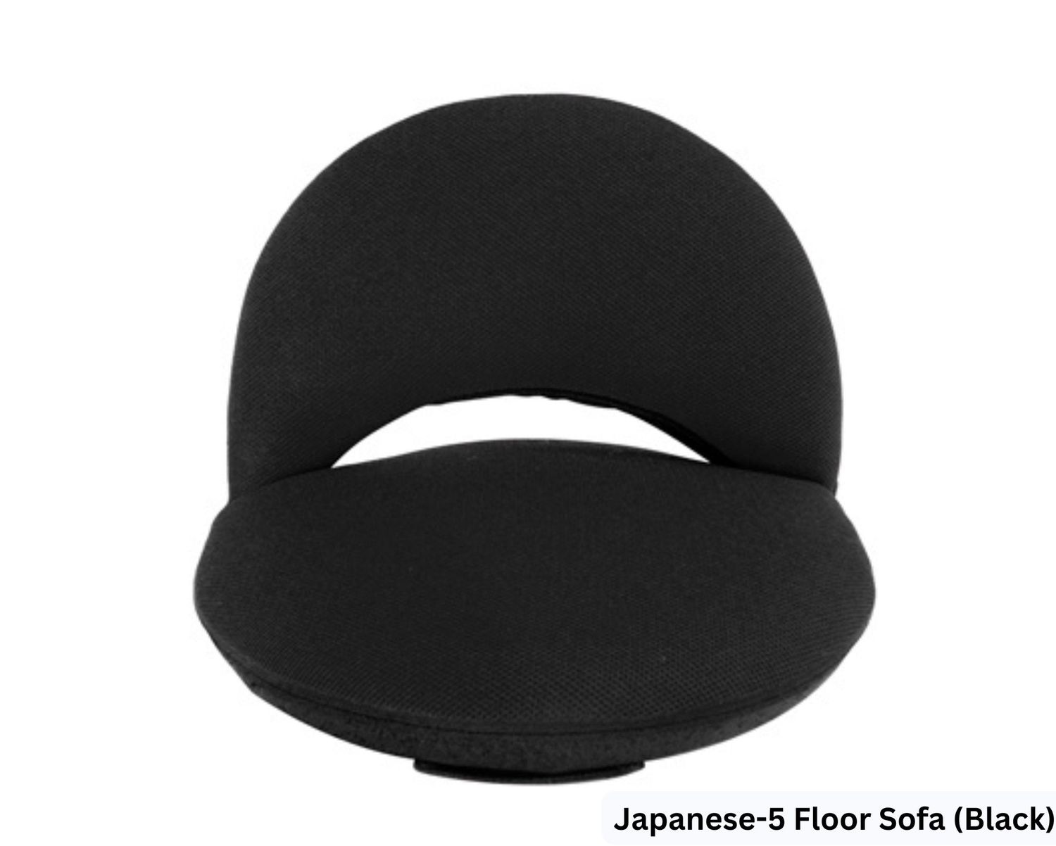 Flotti Japanese-5 Floor Sofa (Black), Color:: Japanese-5 Floor Sofa (Black)