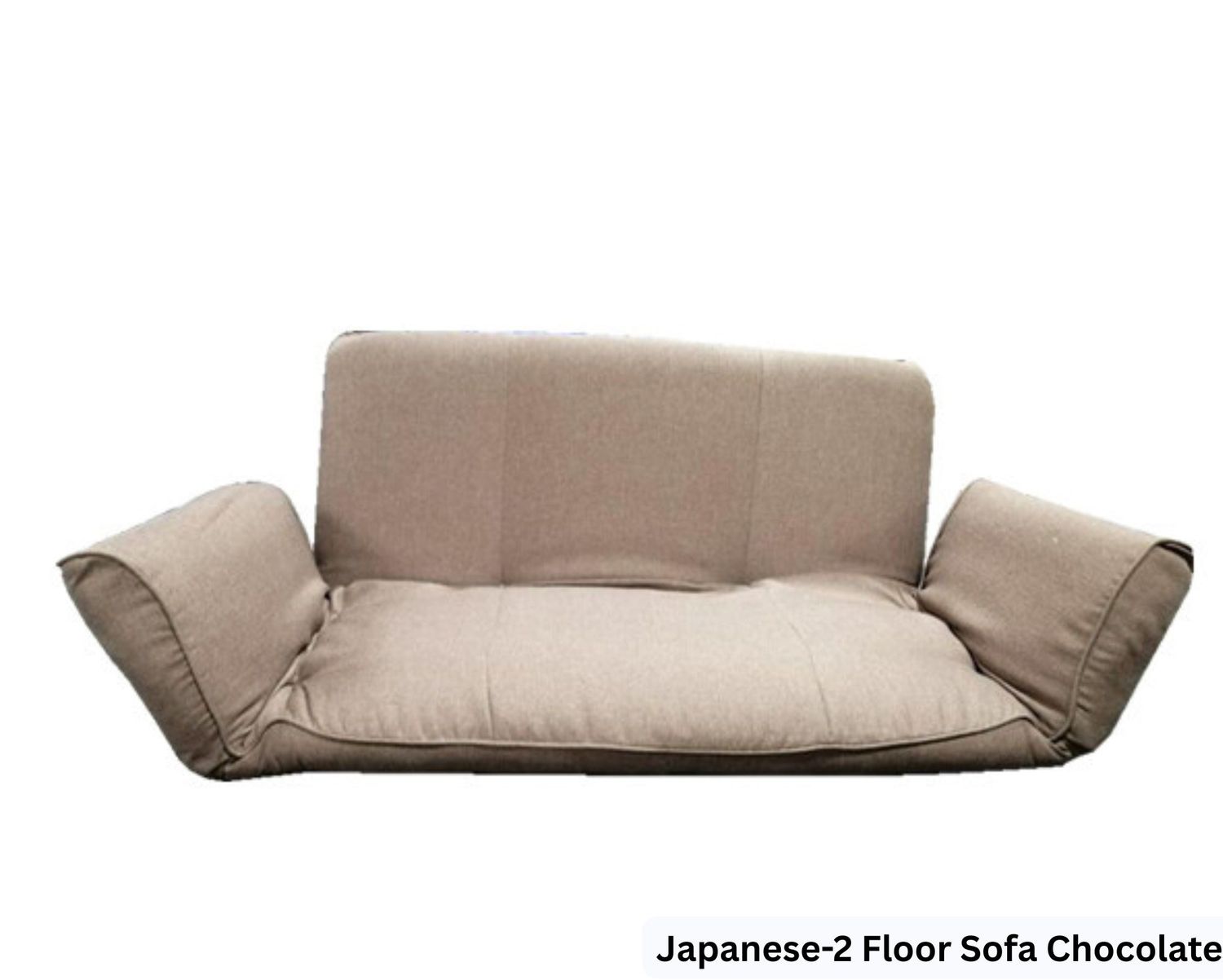 Flotti Japanese-2 Floor Sofa (Chocolate, Blue), Color:: Japanese-2 Floor Sofa Chocolate