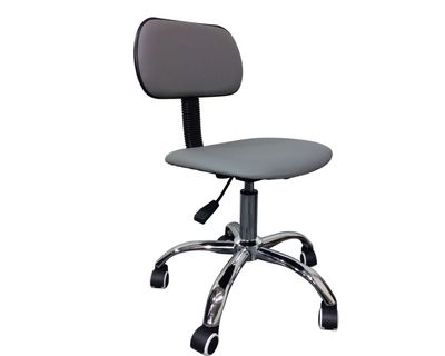 Ofix Deluxe-17 PU Mid Back Chair (Grey)
