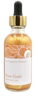 AO Organics Rose Gold Tanning Oil