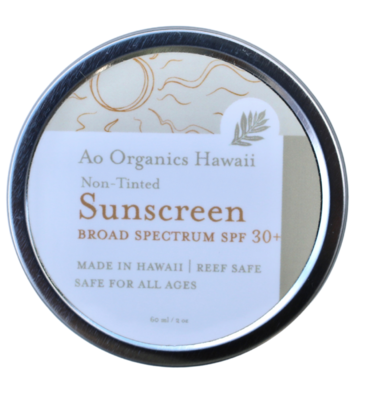 AO Organics Sunscreen Tin