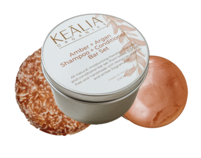 Kealia Organics Shampoo Conditioner Set - Amber Argan