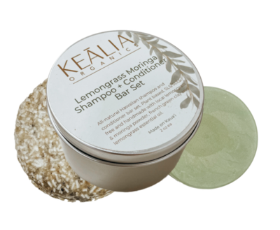 Kealia Organics Shampoo Conditioner Set - Lemongrass Moringa
