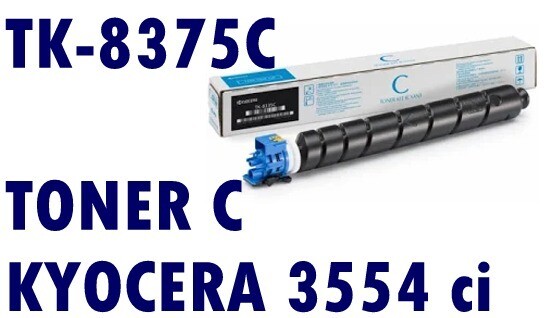 Toner per TaskAlfa 3554 Ciano