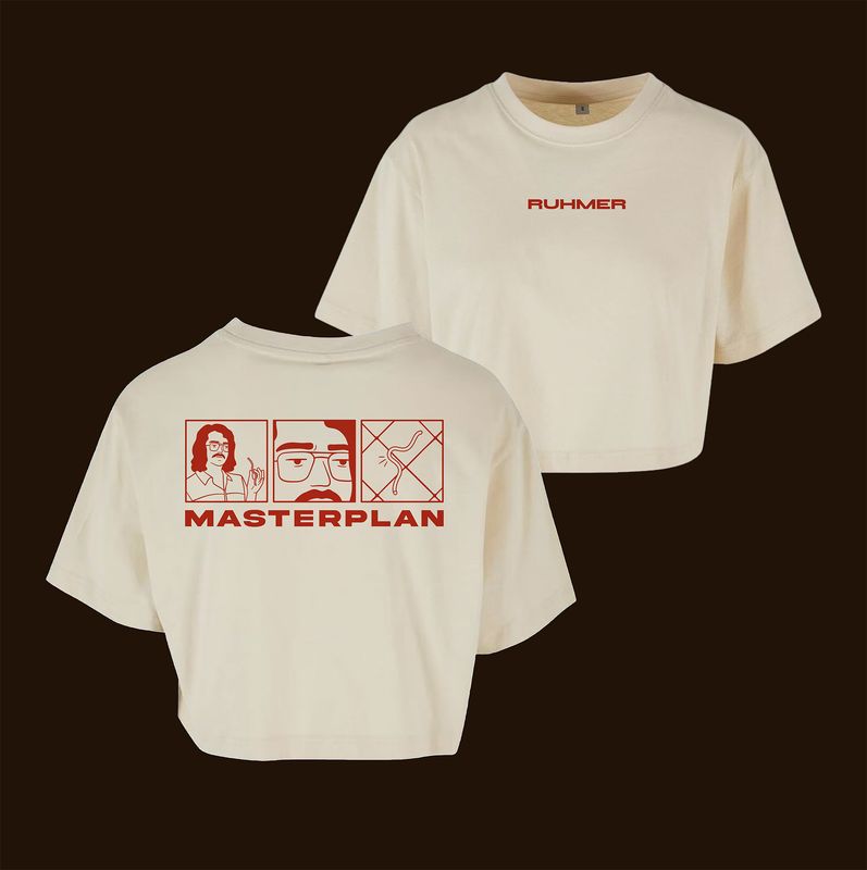 MASTERPLAN Crop Tee – Sand Edition