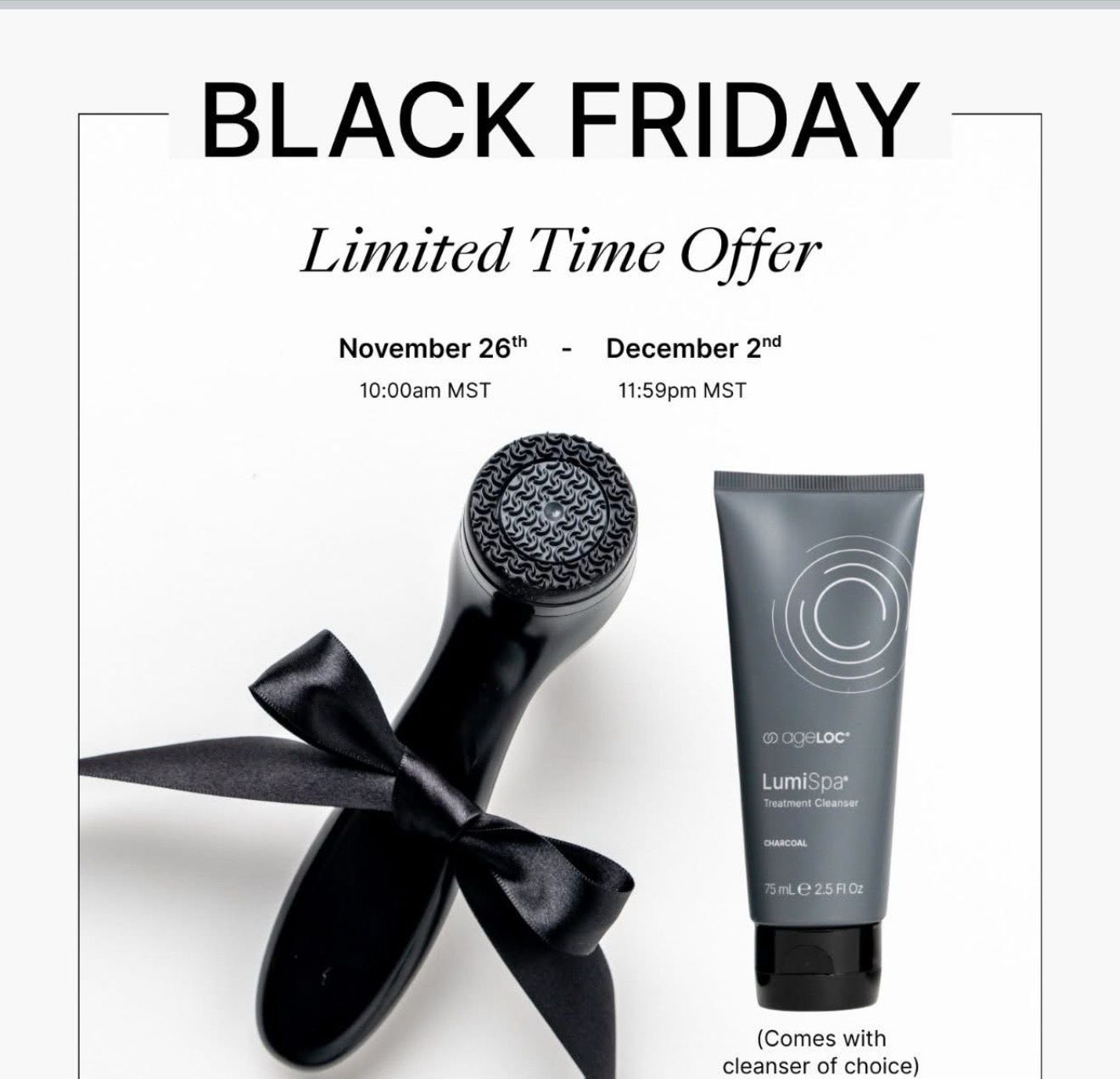 Exclusive Black LumiSpa IO