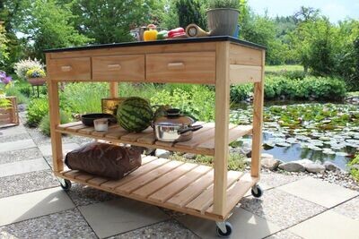 Gartenküche "Julia" | Outdoorküche Holz