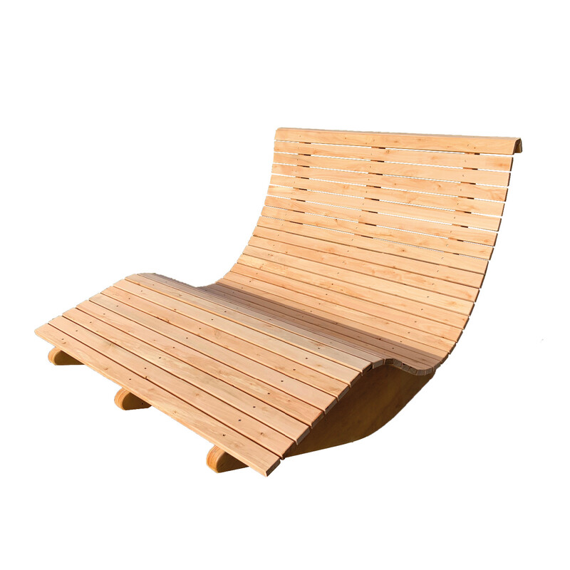 Holzliege Doppelliege Holzliege Doppelliege