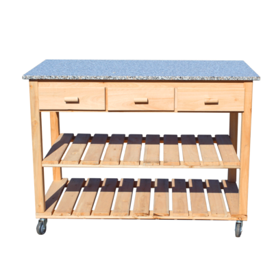 Gartenküche "Rosita" | Outdoorküche Holz | Kochfeld Induktion | Teriyaki Grill
