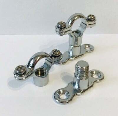 chrome plated munsen rings- pipe clips