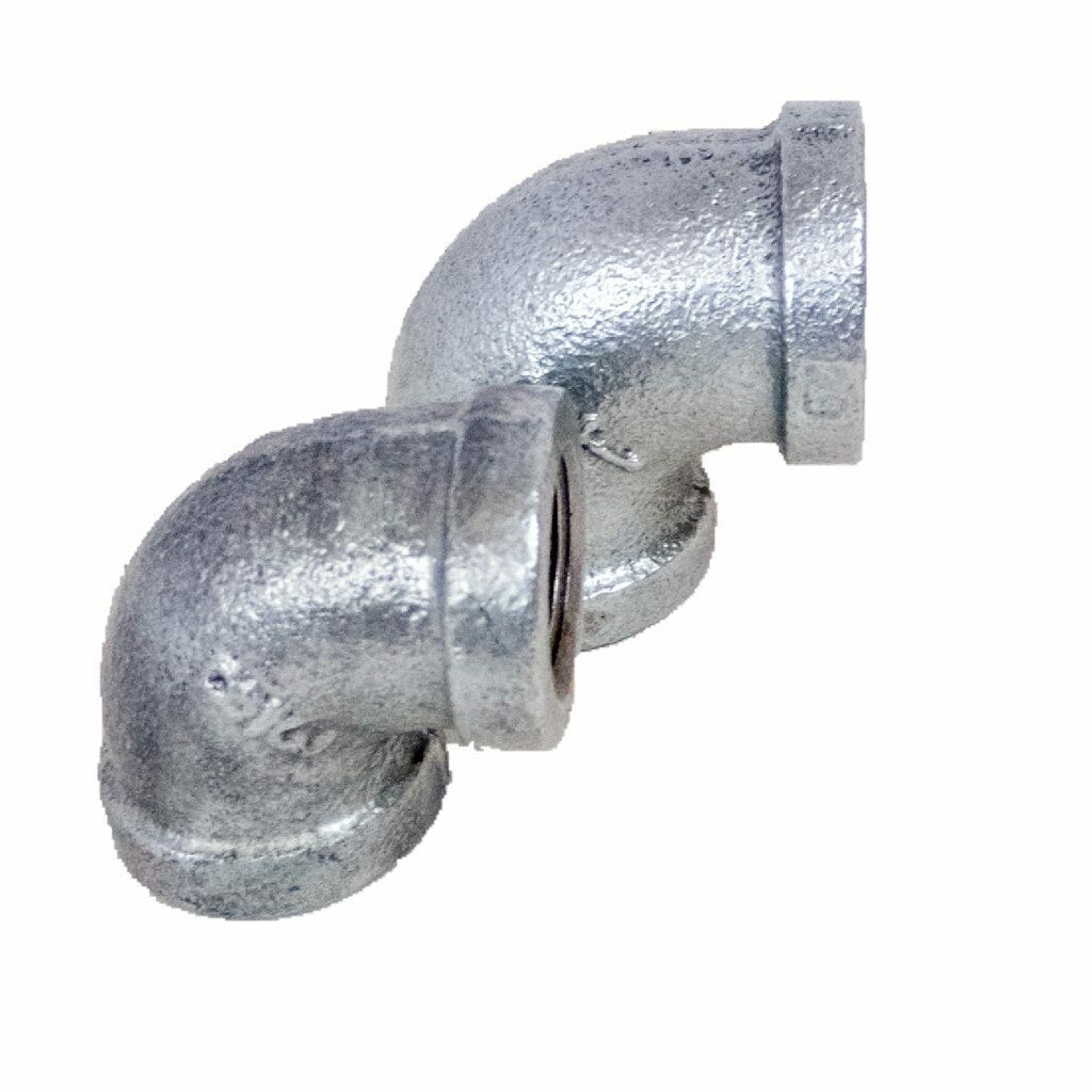 BSP Threaded pipe fittings-90 degree elbows-galvanised