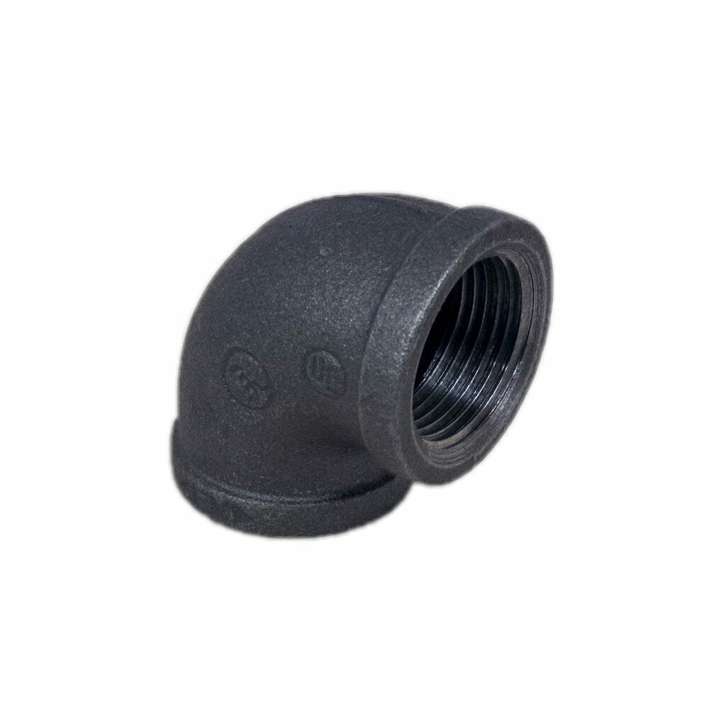 BSP 90 degree elbows-black  threaded pipe fitting