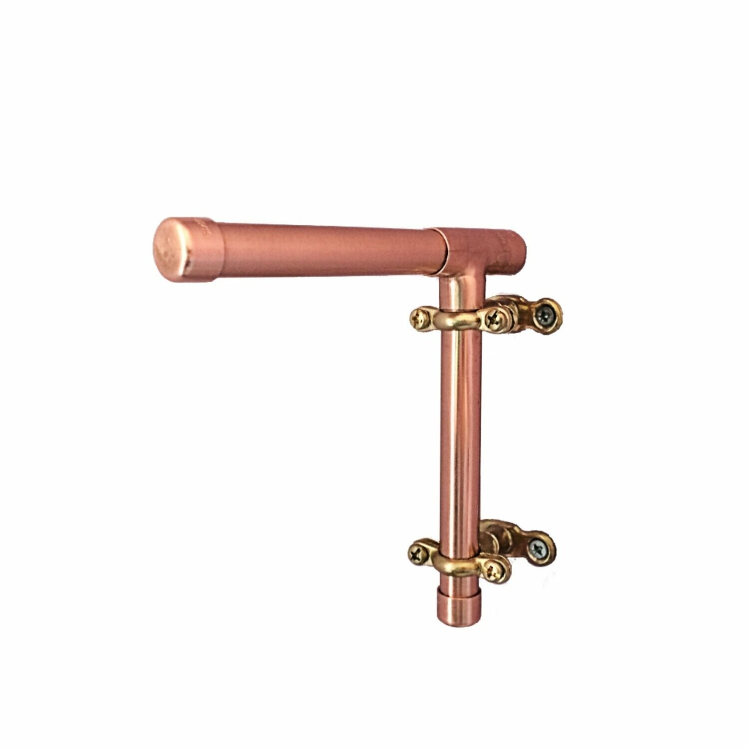 simple light weight copper shelf brackets