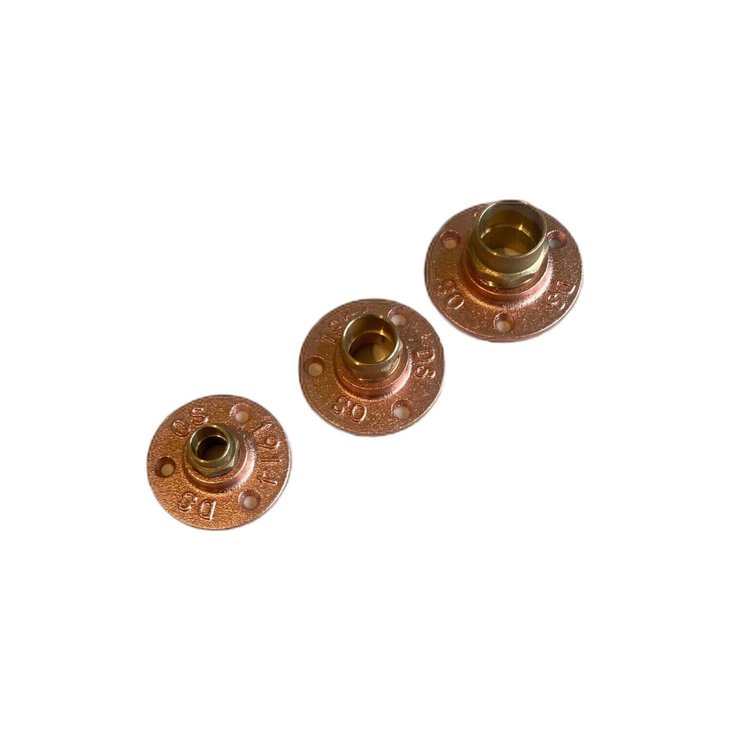 copper flanges adapted for copper pipe (end feed)