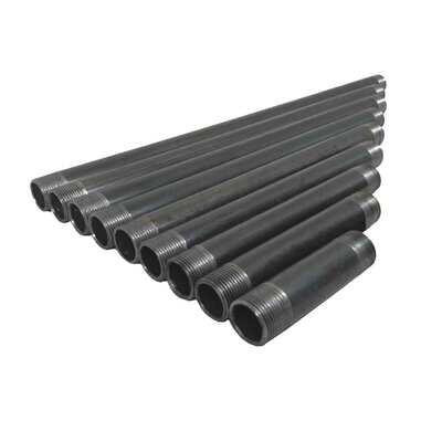 3/4 inch black threaded pipe 1m to 1.5m