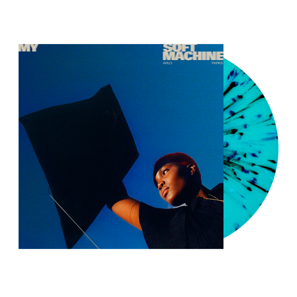 Arlo Parks - My Soft Machine (Blue &amp; Black Splatter)