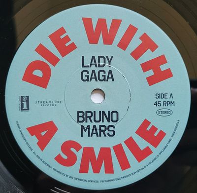 Вінілова платівка Lady Gaga & Bruno Mars – Die With A Smile (7