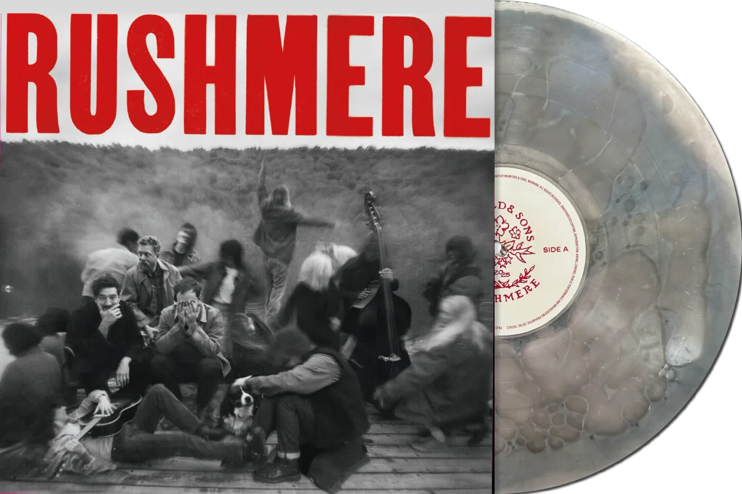 Mumford &amp; Sons – Rushmere (Metallic Silver-Grey​ Liquid Filled)