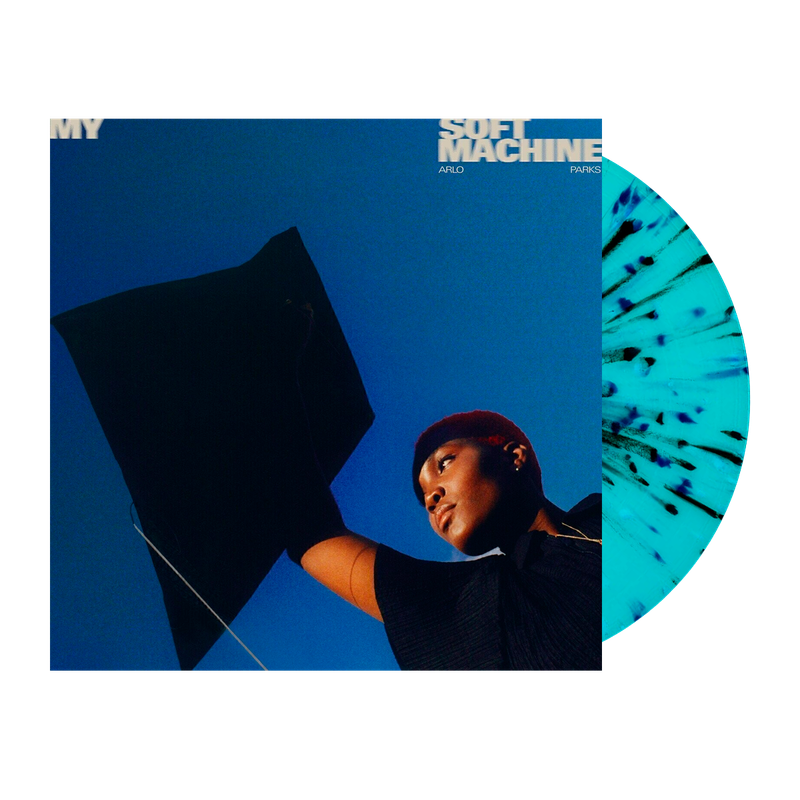 Arlo Parks - My Soft Machine (Blue &amp; Black Splatter)
