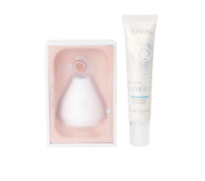 Rose Gold LumiSpa Eye Attachment + Eye Cream