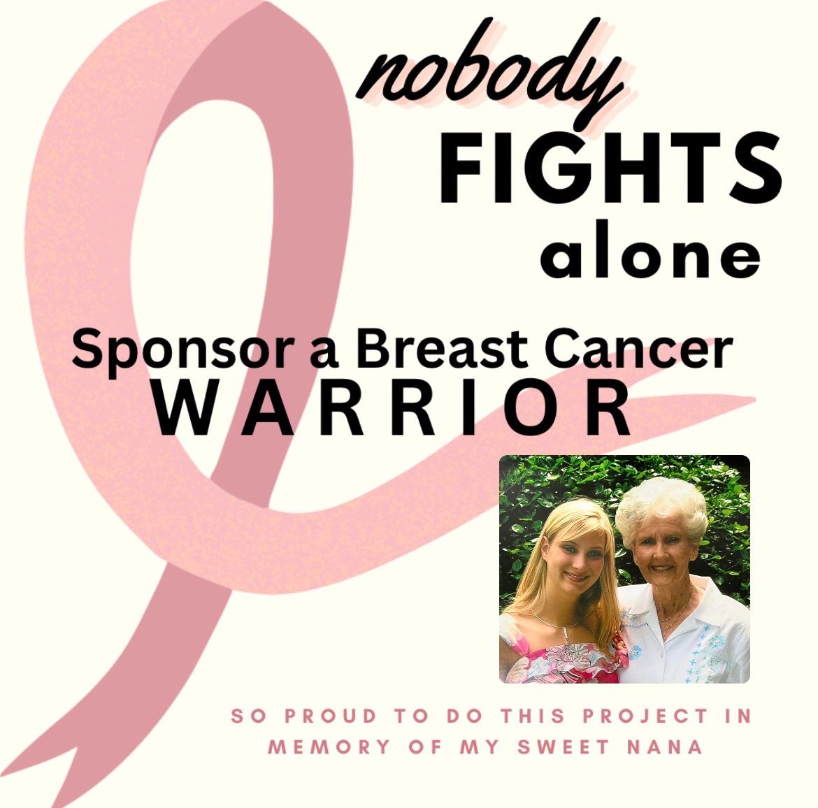 Breast Cancer Sponsorship