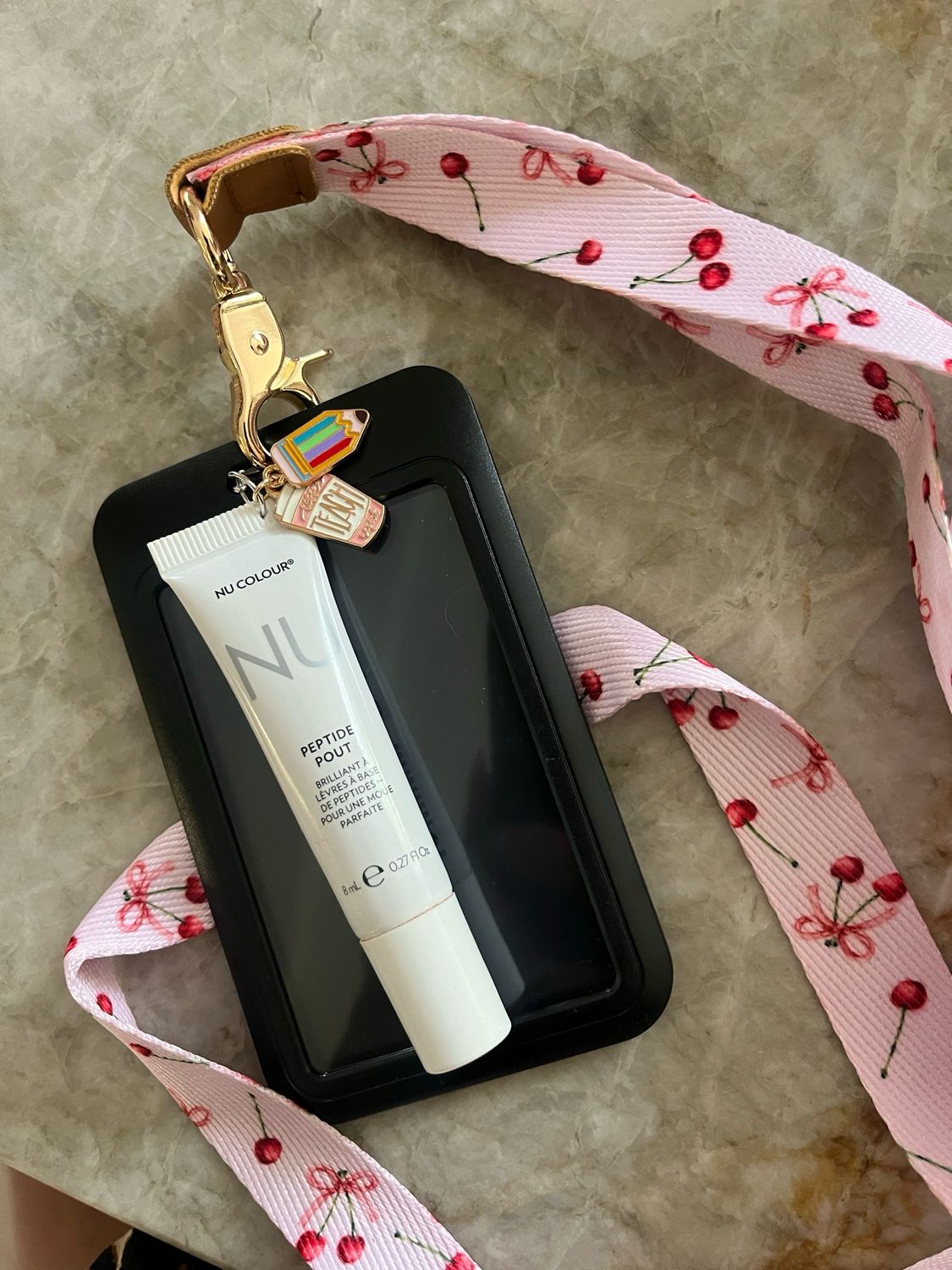 Back-to-School Teacher Charm Peptide Pout
