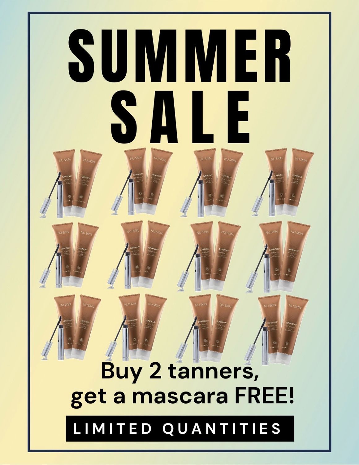Buy 2 Tanners, Get A Mascara FREE