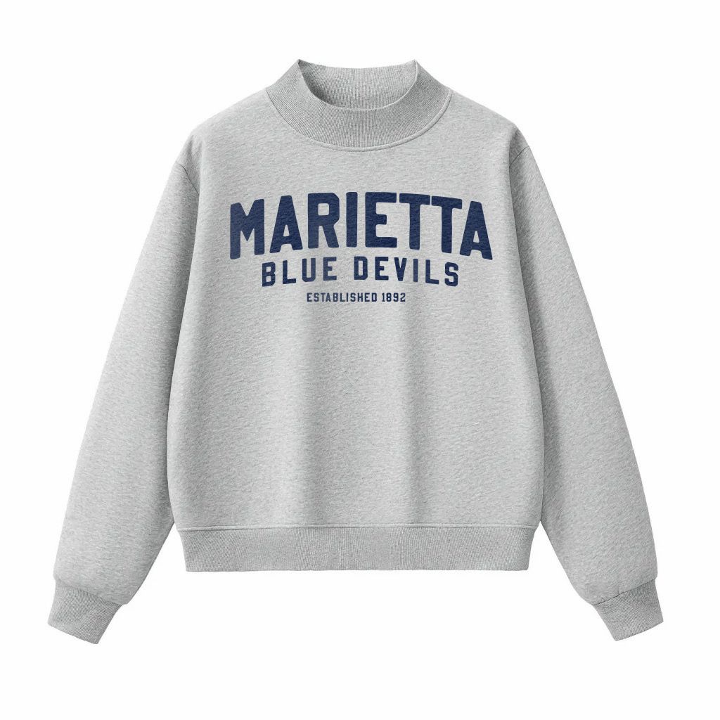 Marietta Est. 1892 Mockneck Sweatshirt