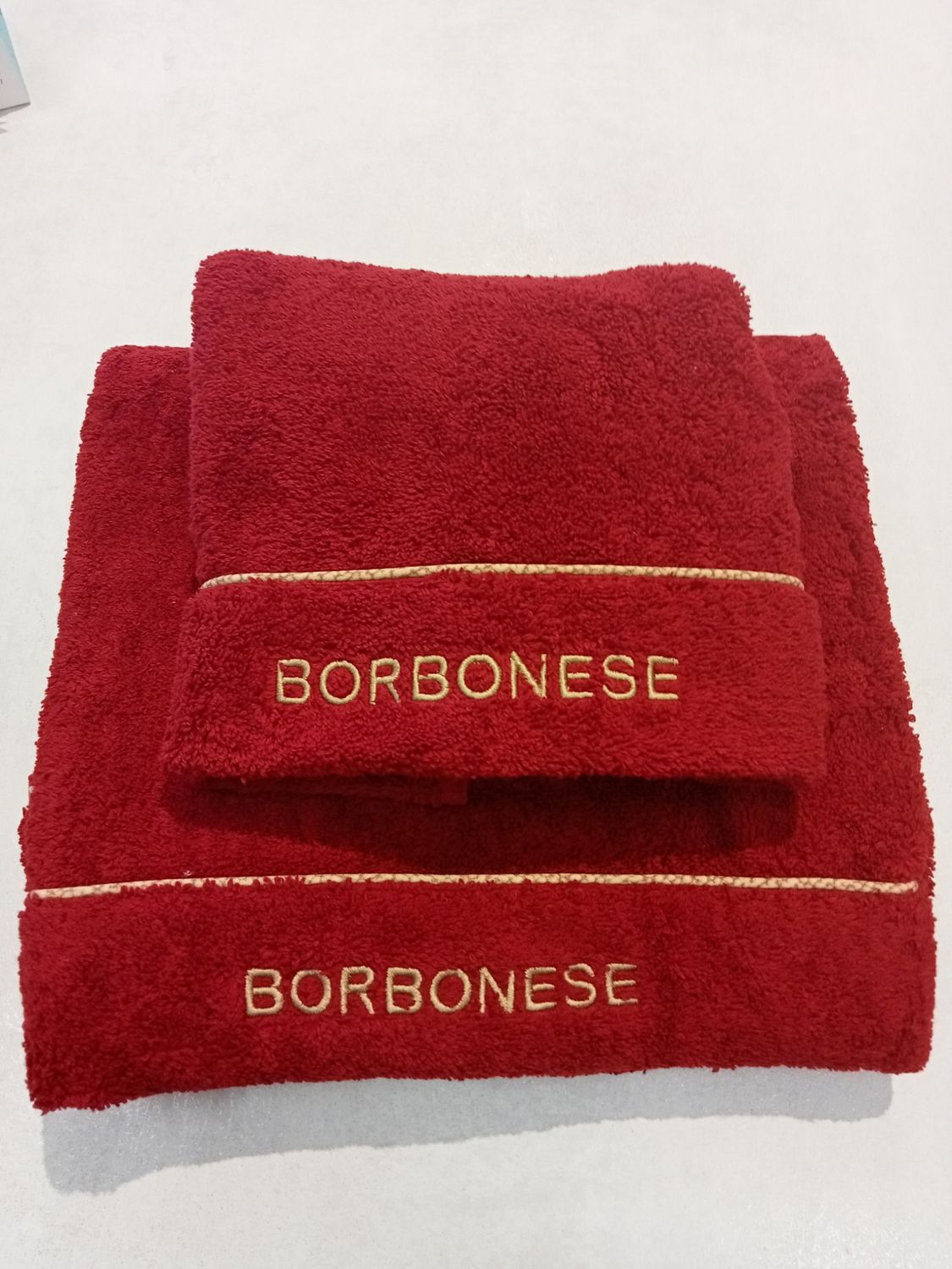 Coppia asciugamani Borbonese Fine Op. S01FIN026P49