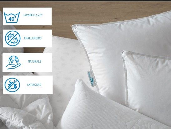 Cuscino in piuma d'oca Diamant Light Daunen Step articolo 22324