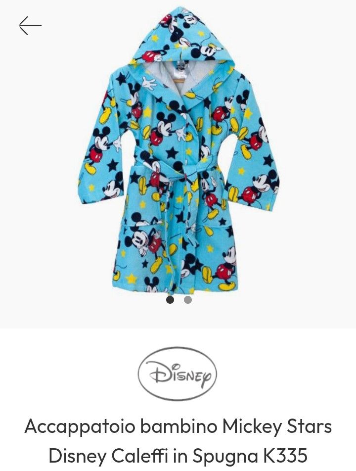 Accappatoio Mickey star Disney Caleffi articolo 1006433