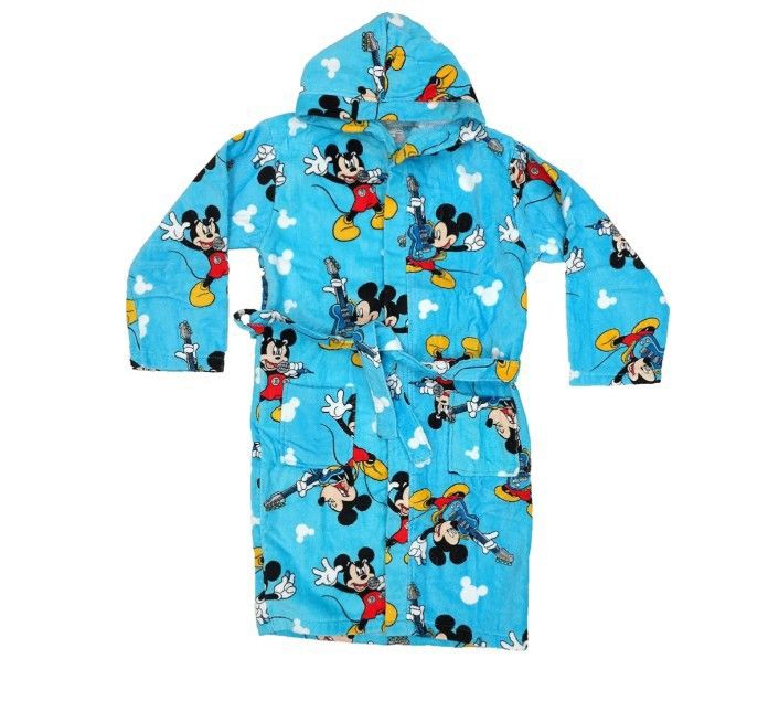 Accappatoio bambino Mickey Rocks, 8/10 anni, Disney Caleffi, art. 44200
