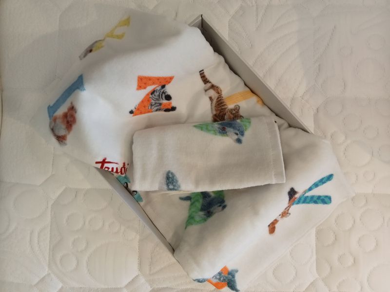 Set asciugamani Alfabeto Trudi19446