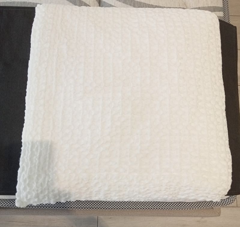 Copriletto Nettare Fazzini 1 piazza var. A bianco