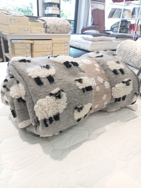 Coperta/Plaid in lana cotta, misura matrimoniale Paradiso Perlatex