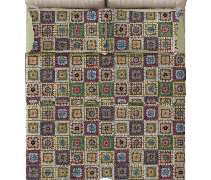 Completo lenzuolo 2 piazze Granny Tessitura Toscana Telerie NL250035