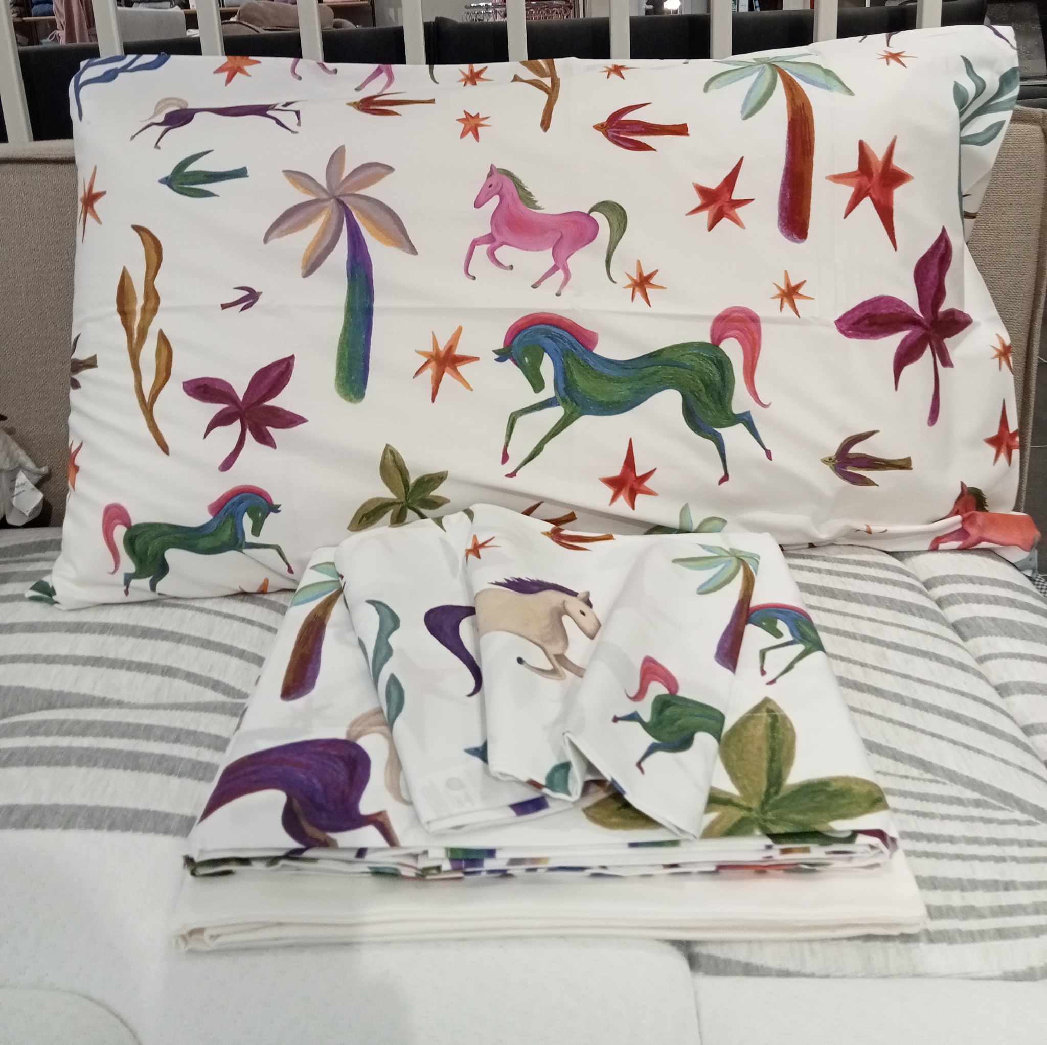 Completo lenzuola Agnes 2 piazze Tessitura Toscana Telerie NL250039  010037