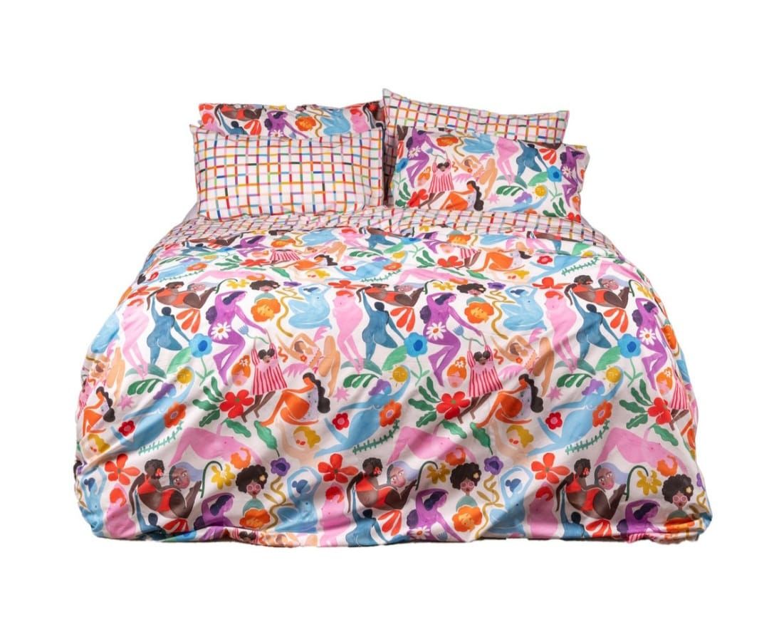 Parure copripiumino matrimoniale Mulieres Tessitura Toscana Telerie NL250010  010037