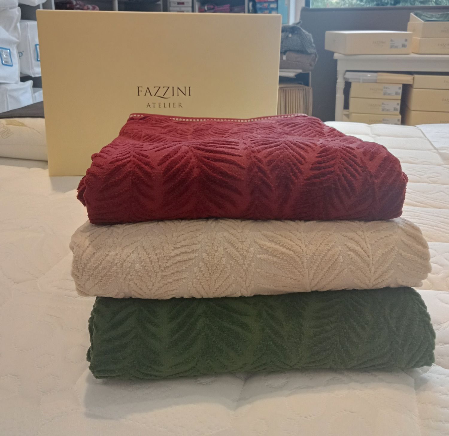 Telo spugna Felci Fazzini Atelier, var. 0 torrone. 8302174538313