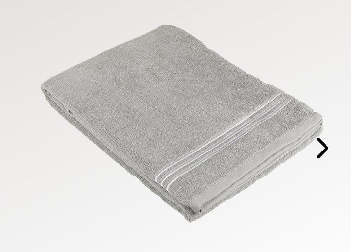 Telo spugna Isola Fazzini Atelier mis. 100 x 150, var. 7 Grigio/bianco. 8302174451612