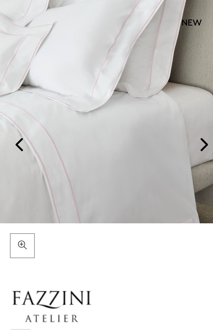 Completo lenzuola matrimoniale Isola Fazzini Atelier, var. 1 bianco/rosa. 8302174446069