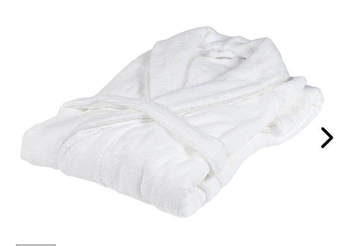 Accappatoio spugna Isola Fazzini Atelier, mis. XL, var. 0 bianco-torrone. 8302174451506