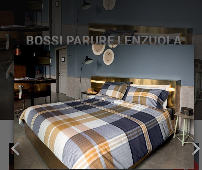 Parure lenzuola 2 piazze Bowie Bossi var. 7385. CB1231435