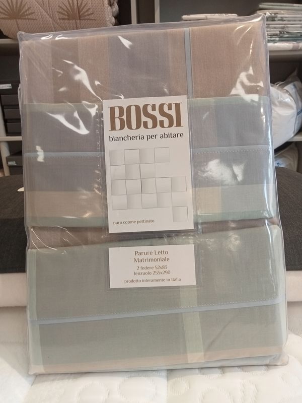 Parure lenzuola matrimoniale Almond Bossi var. 7245 CB1200551