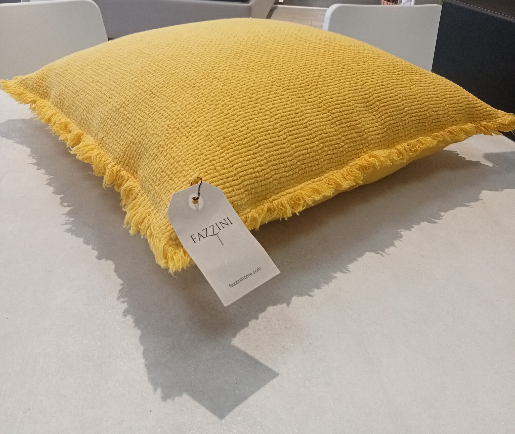 Cuscino Canestri Fazzini 45 x 45 var. 8 giallo. 8302174467026