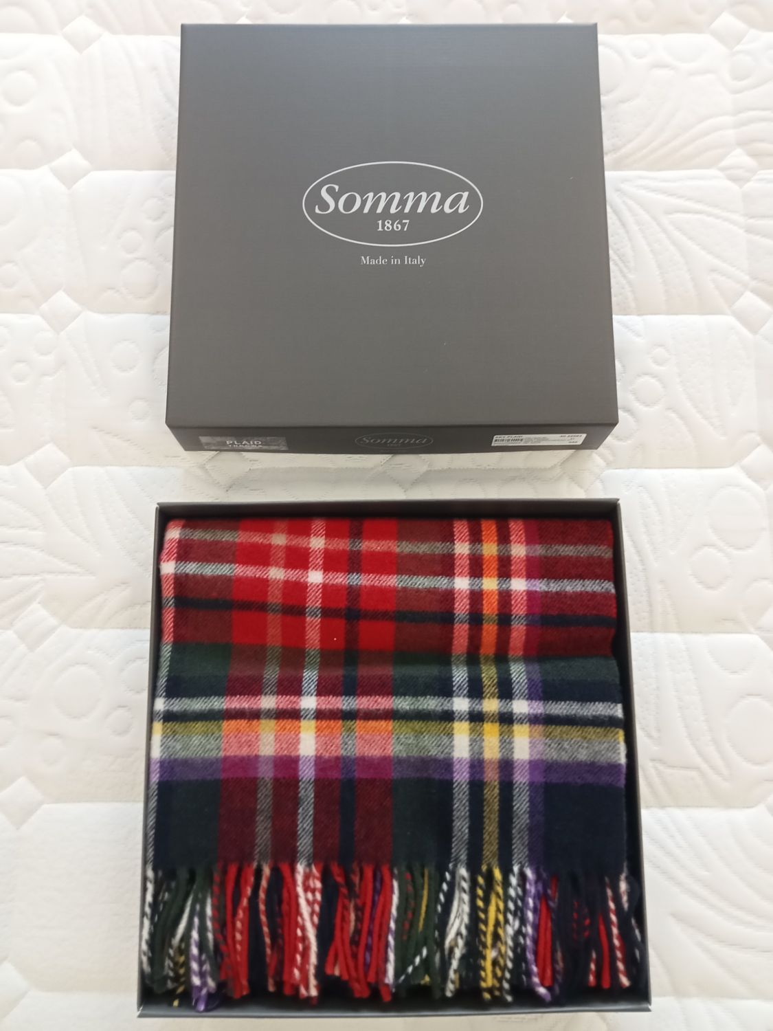 Plaid Sky lana merino Somma var. 040 navy 40 22683 A.242330