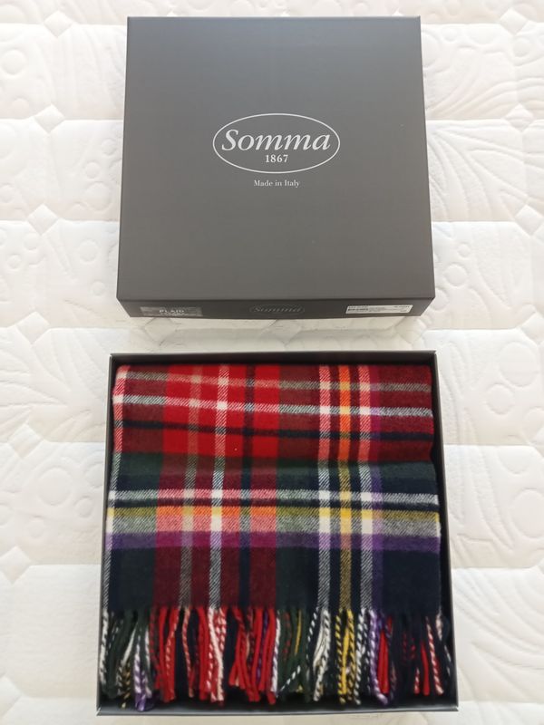Plaid Sky lana merino Somma var. 040 navy 40 22683 A.242330