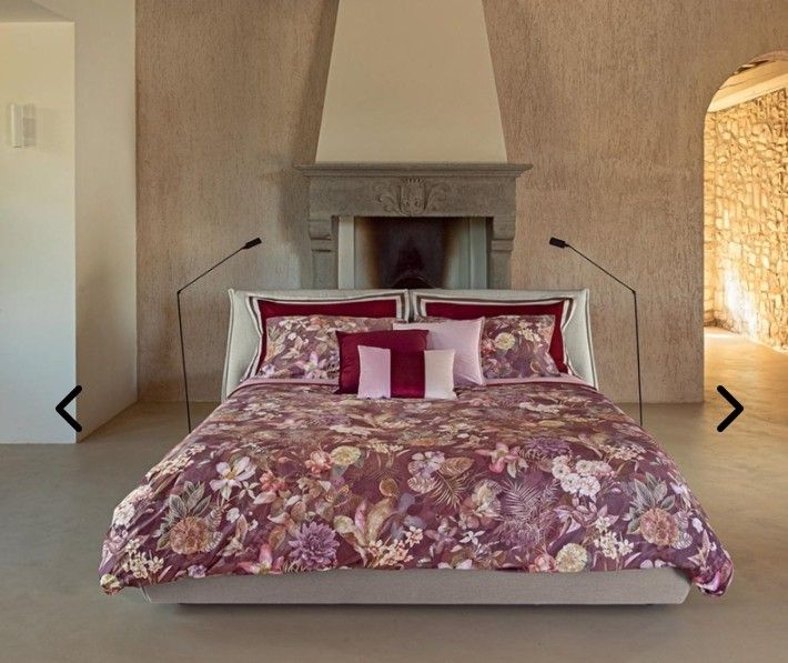 Completo lenzuola matrimoniale Protea Fazzini var. 1 burgundy/malva 8302174536999